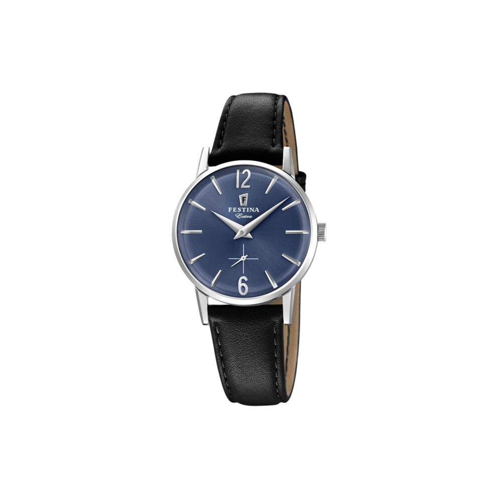 Festina Womens Quartz Watch, Analogue Classic Display And Leather Strap F20254/3