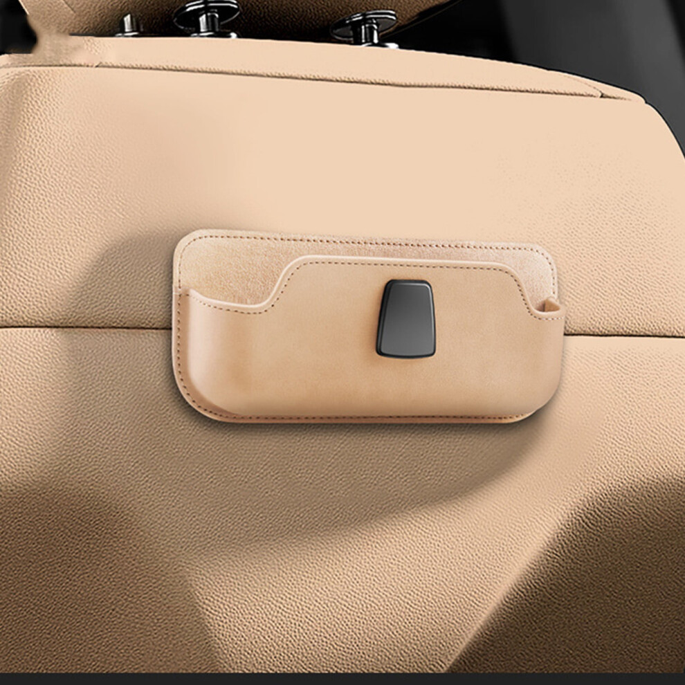Ankereame Leather Car Center Console Organizer - Multi-Functional Armrest Storage With Phone Holder, Receipt & Card Organizer, Fits Most Vehicles 9152228337626