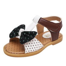 Platte sandalen voor peuters, baby's en peuters, meisjes, met vlinderknoopje, prinsessensandalen