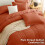 Terracotta 7-delt mikrofiberdynesæt queen size 3