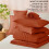 Terracotta 7-delt mikrofiberdynesæt queen size 5