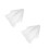 2Pièces Voiles Blancs Simples En Voile Pour Décoration 4