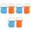 6St Kunstenaars Vouwemmers Multifunctionele Watercontainers 4