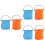 6St Kunstenaars Vouwemmers Multifunctionele Watercontainers 7