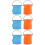 6St Kunstenaars Vouwemmers Multifunctionele Watercontainers 9