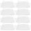 Worgeous Soft Napkins Cloth White8Pcs17x17in 4