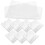 Worgeous Soft Napkins Cloth White8Pcs17x17in 5