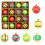 Kerstballen van gegalvaniseerd plastic, set van 12 stuks 1