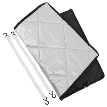 Sac isotherme pour collations, couverture thermique, argent, 1 ensemble