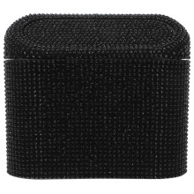 Poubelle de voiture RENACLIPY Bling en plastique noir, décorative et durable.