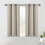 Blackout Curtains with Silver Grommets 34x60in 2 Pack 1