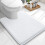 Memory Foam Bath Mat 24 x 20 in White 1
