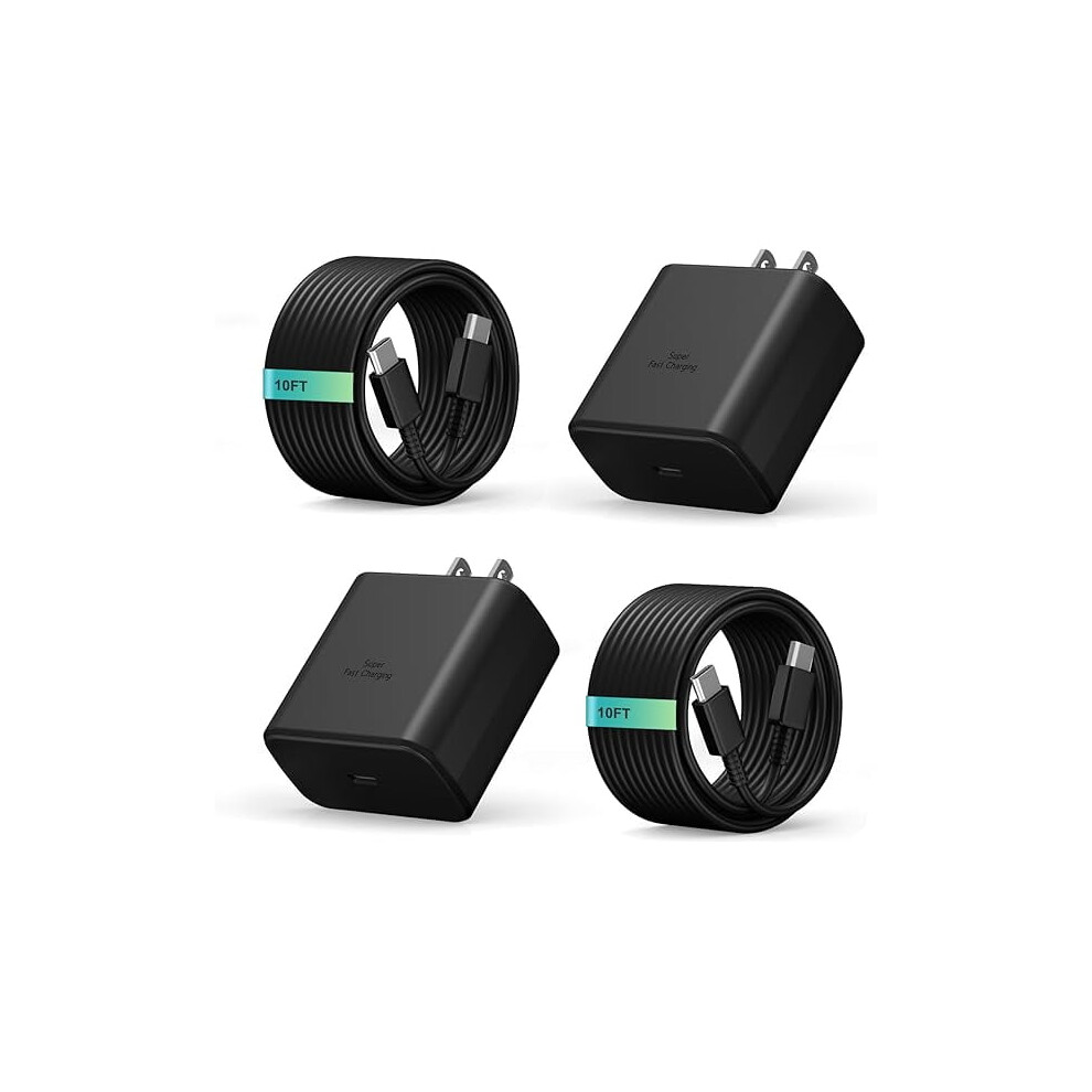 Zlc2pack 45W Usb-C Fast Charger, 10Ft Cable Â Compatible With Samsung S25/S24/S23 Ultra, Iphone 16/15 & More 9170372061679