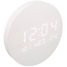 1Pack White Electric Clock With Long Battery Life For Bedroom Use