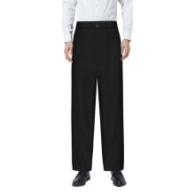 Ediodpoh Boys Flat Front Dress Pants Adjustable Waist Front Pockets Straight Leg Fit Pants Kids Trousers Boys Black 3-4 Years