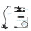 Lampe de lecture LED à pince avec col de cygne réglable 3