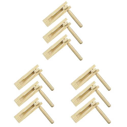 9St Beige Ratels Educatief Percussie Speelgoed Voor Kinderen 2