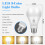 JINYUN-A19 LED Bulbs Soft Warm/Warm White/Daylight 9W E26 1