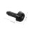 OUNONA Black Aluminum Handlebar End Caps1Set 2