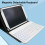 Capa universal com teclado para tablets de 9 a 11 polegadas. 2