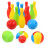 Barn Bowlingset Inomhus Utomhus6Keglar 3