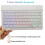 Capa universal com teclado para tablets de 9 a 11 polegadas. 5