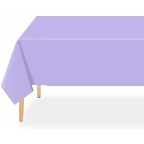 Light Pink Disposable Tablecloths 6 Pack 54 x 108 in