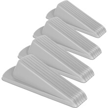 Batentes de Porta, Pacote com 4 Batentes de Borracha Premium em Cunha, Batentes para Portas Resistentes em Carpetes, Pisos de Azulejo, Concreto,