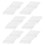400Pcs PVC Transparent Eyebrow Mapping Stickers for Salon Decor Use 2