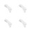 400Pcs PVC Transparent Eyebrow Mapping Stickers for Salon Decor Use 6