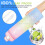 1L Motivational Time-Marked Water Bottle with Straw 3