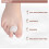 8 Pack Gel Toe Separators for Overlapping Toes, Bunions, Big Toe Alignment, Corrector and Spacer (White) 3