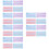 24Pcs Pet Comb Double Sided Fine Tooth Plastic Combs Assorted Colors 7