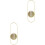 2Pcs Mounted Candle Holders Iron Round Wall Hanging Sconce 3