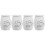 4Pcs Aluminium Ashes Urns White Durable Cremation Memorial Box 6