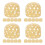 40Pièces Mini Lanternes En ABS Beige Pour Décoration DIY 7
