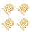 40Pièces Mini Lanternes En ABS Beige Pour Décoration DIY 8