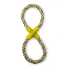 HugglePets Tiny Tails Figure 8 Rope Tugger Puppy Toy