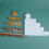 Kerst siliconen mal, 17,5 cm, wit 2