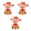 3St Creatief Geldgod Beeldje Auto Dashboard En Decor Metaal 8