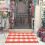 Fall Plaid Doormat Orange White Cotton 24x16 Inch 5