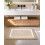 Khaki badmat 16" x 24" antislip, absorberend microvezel 5