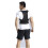 Black Adjustable Posture Brace for Shoulder Support and Alignment with Breathable Fabric 8