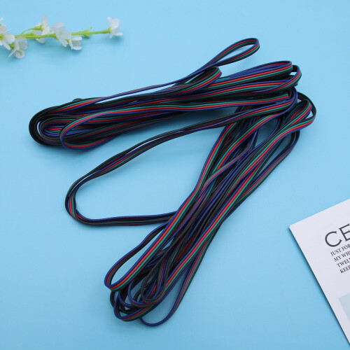 HEMOTON22AWG RGB10m Εύκαμπτο καλώδιο επέκτασης λωρίδας LED 4 καλωδίων για λωρίδες LED RGB 1