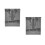 2Pcs Compact Silverware Drawer Organizer Tray Pp+pet Material 6