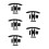 5Sets Fietshelm Padding Schuim Zweetabsorberend Ademend 3