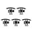 5Sets Fietshelm Padding Schuim Zweetabsorberend Ademend 8