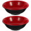 Set of 2 Black Multi-Function Noodle Bowls for Home Kitchen, Stylish and Tableware 2
