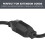 MUSEYA Female Extension Cord Ends Black 3 Pcs 5