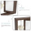 Double-Sided Rotating Photo Frame Walnut Wood 1Pack 3
